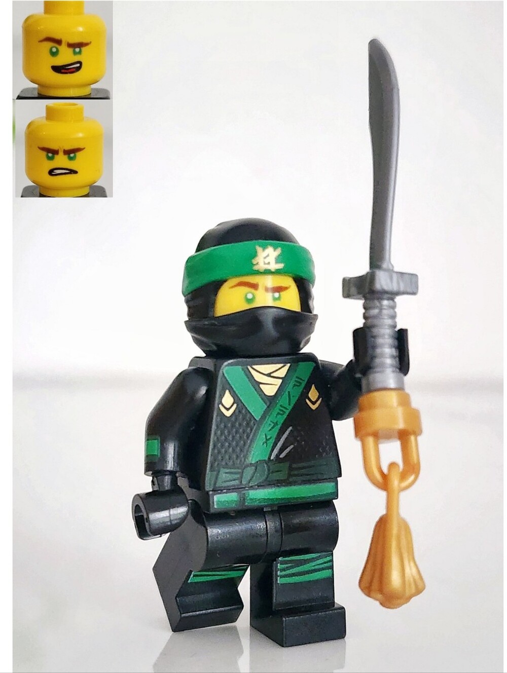 LEGO NINJAGO Lloyd njo0432 Green Ninja Movie Minifigure Genuine w Sword
